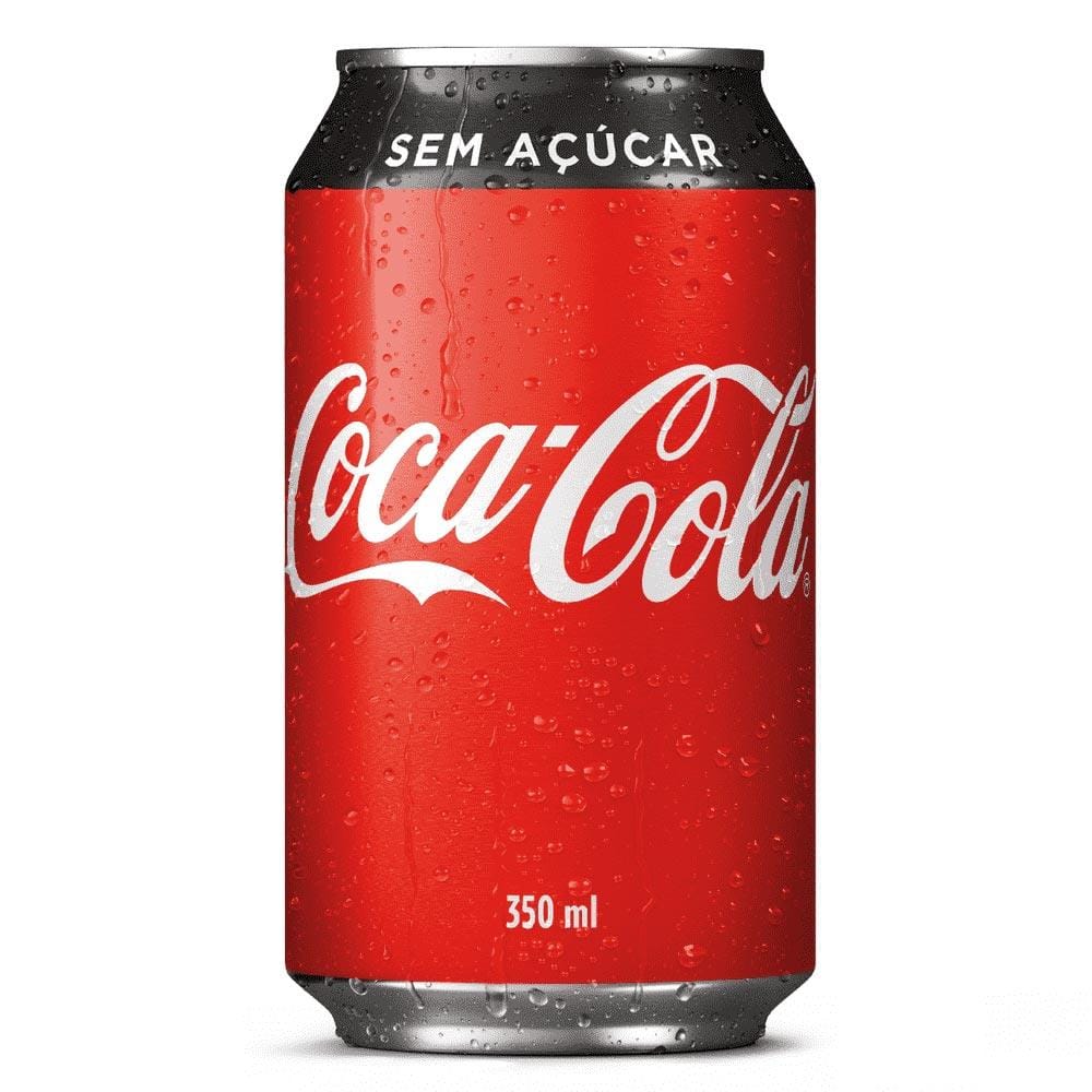 COCA COLA EM LATA 350ml ZERO