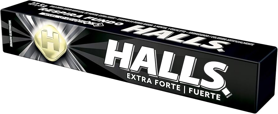 BALA MENTOL EXTRA FORTE HALLS