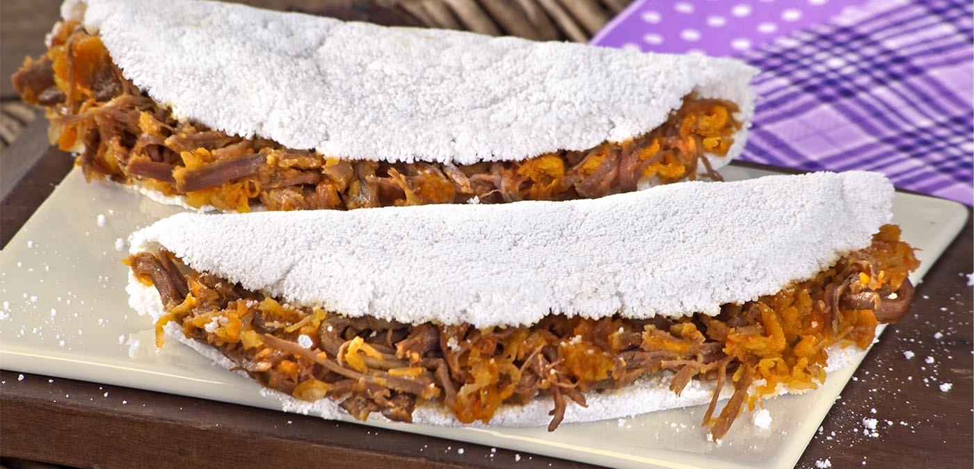 TAPIOCA DE CARNE DE SOL 