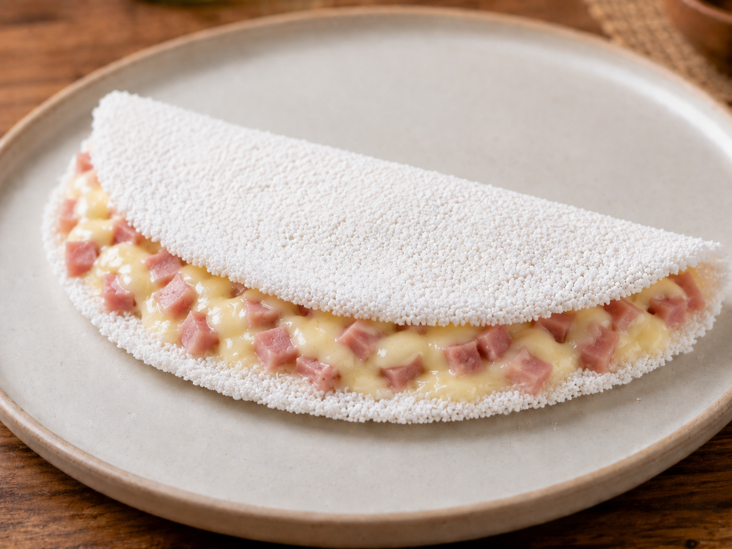 TAPIOCA DE QUEIJO COM PRESUNTO