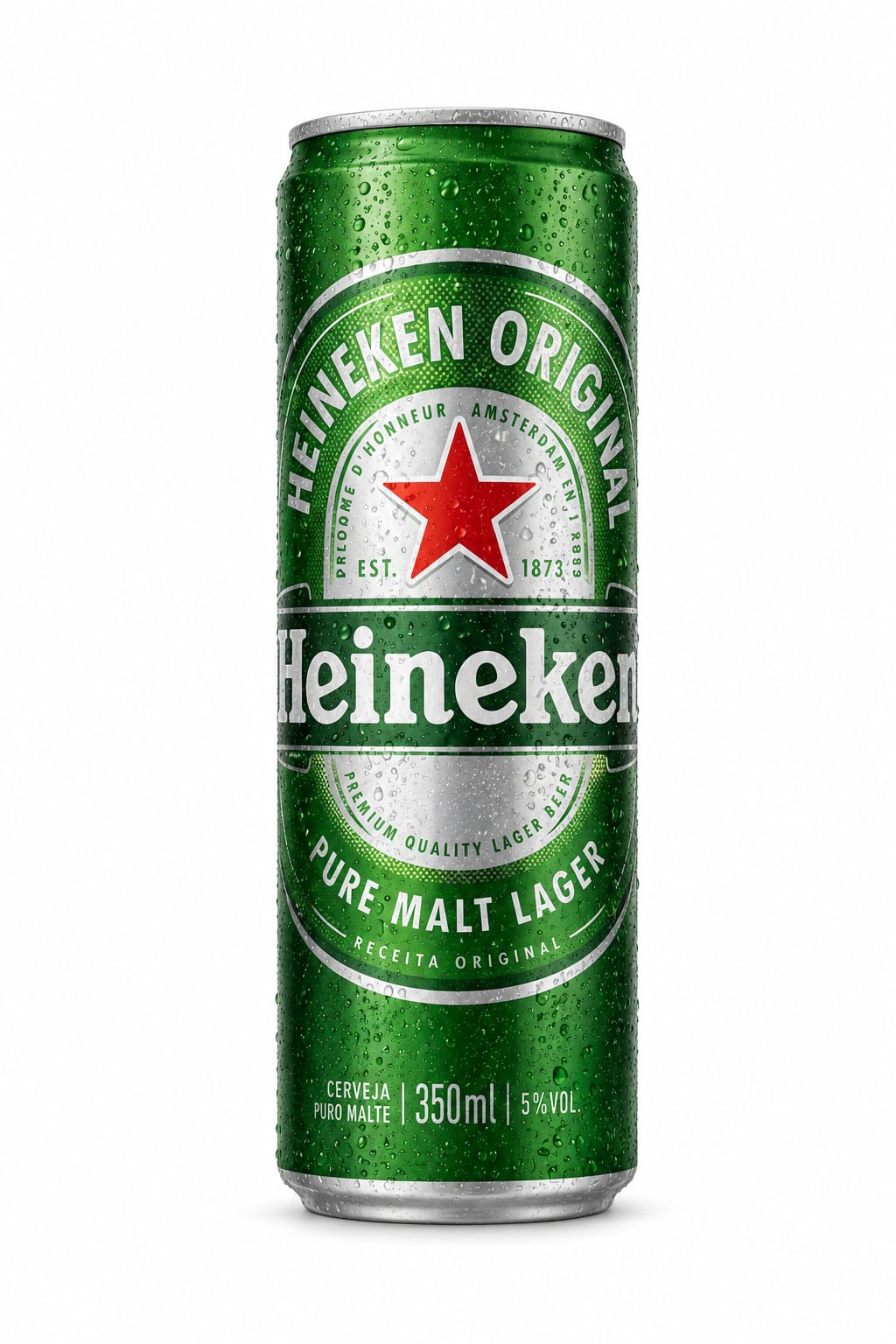 CERVEJA LAGER HEINEKEN LATA 350ML