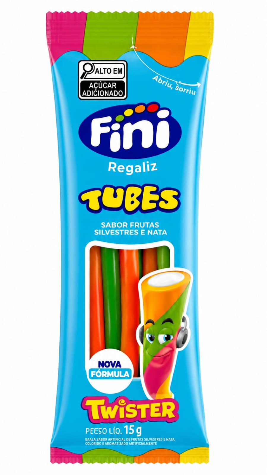 BALA FINI TUBES FRUTAS SILVESTRES E NATA
