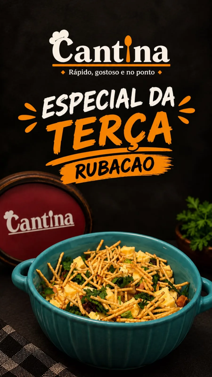 ESPECIAL DO DIA ( TERÇA )  -  RUBACAO + SUCO NATURAL GRÁTIS