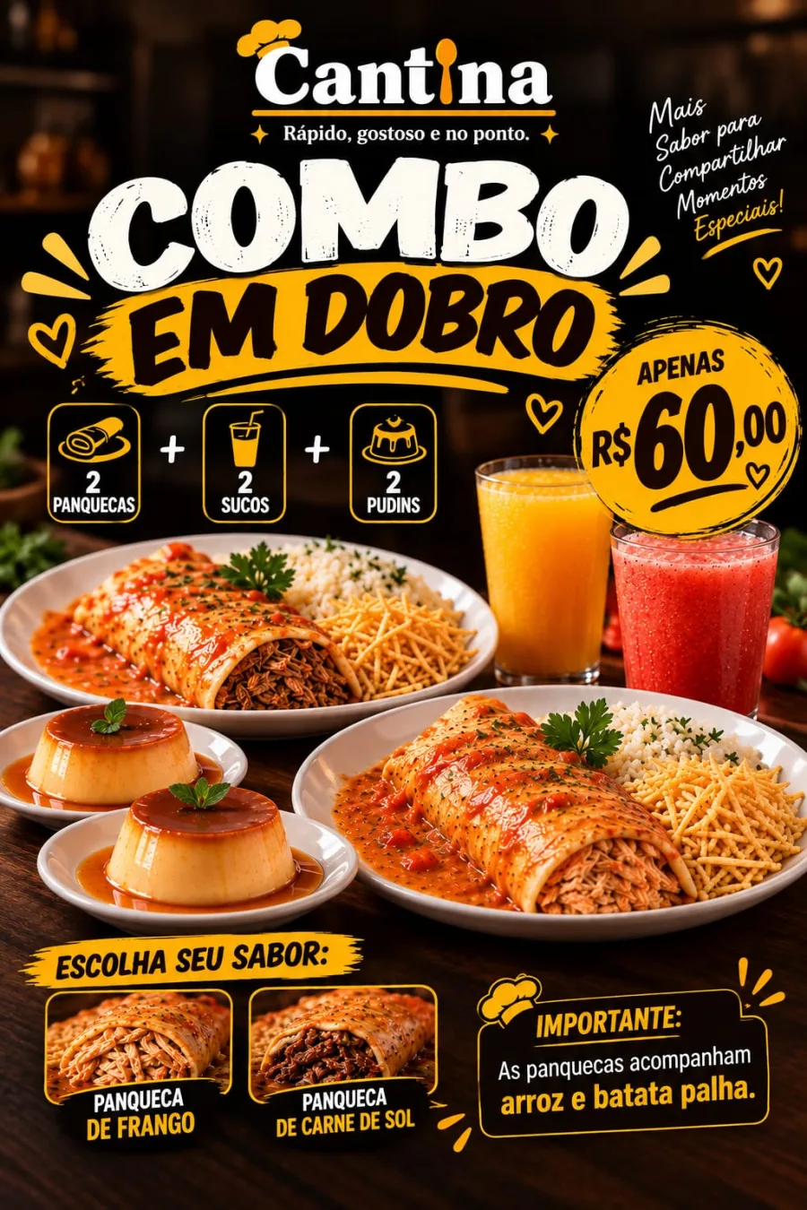 COMBO PREMIUM EM DOBRO 