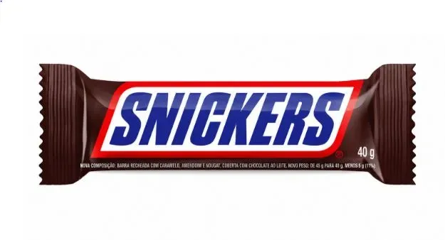 CHOCOLATE SNICKERS PACOTE 40G